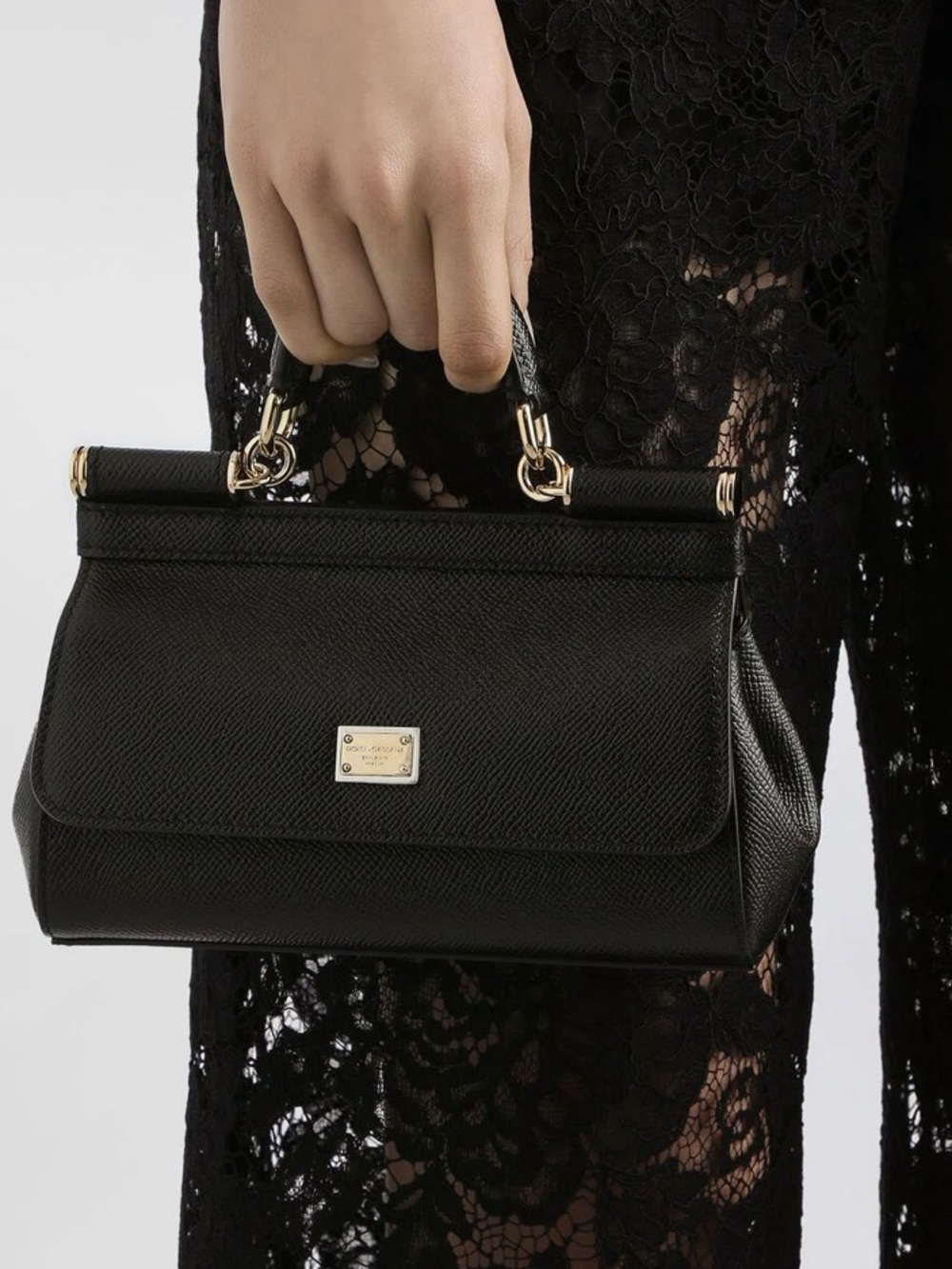 Auth. Dolce & gabbana mini Sicily bag